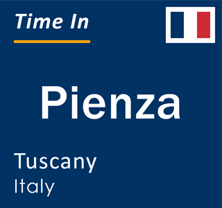 Current local time in Pienza, Tuscany, Italy