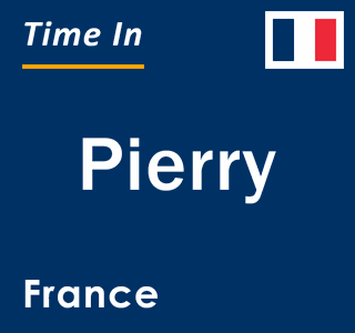 Current local time in Pierry, France