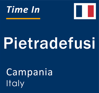 Current local time in Pietradefusi, Campania, Italy