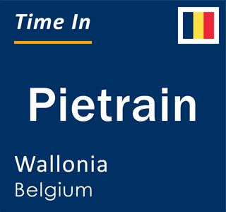 Current local time in Pietrain, Wallonia, Belgium