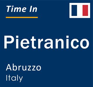 Current local time in Pietranico, Abruzzo, Italy