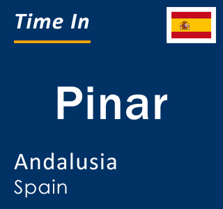 Current local time in Pinar, Andalusia, Spain