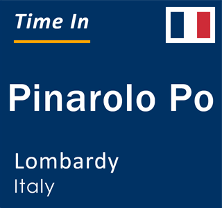 Current local time in Pinarolo Po, Lombardy, Italy