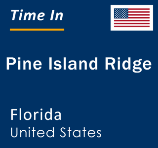 Current local time in Pine Island Ridge, Florida, United States