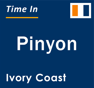 Current local time in Pinyon, Ivory Coast