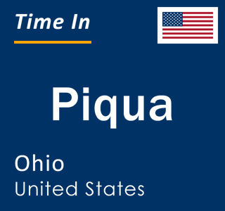 Current local time in Piqua, Ohio, United States