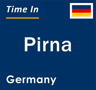 Current local time in Pirna, Germany