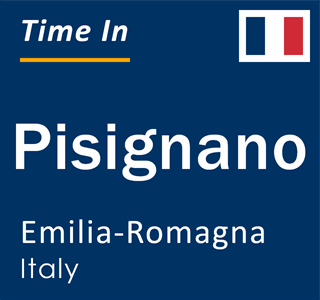 Current local time in Pisignano, Emilia-Romagna, Italy