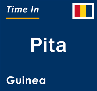 Current local time in Pita, Guinea