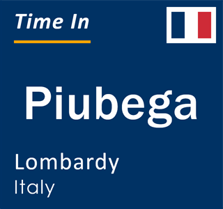 Current local time in Piubega, Lombardy, Italy