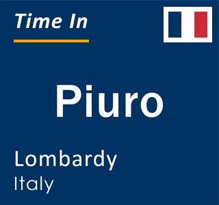 Current local time in Piuro, Lombardy, Italy