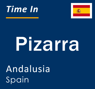 Current local time in Pizarra, Andalusia, Spain