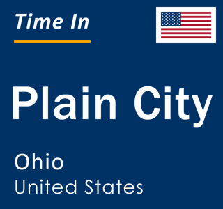 Current local time in Plain City, Ohio, United States