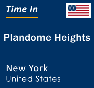 Current local time in Plandome Heights, New York, United States