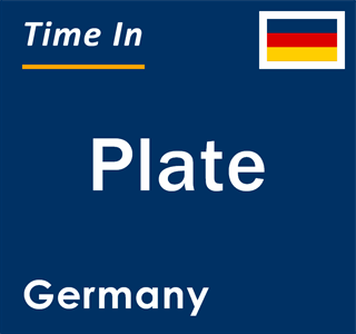 Current local time in Plate, Germany