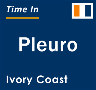 Current local time in Pleuro, Ivory Coast