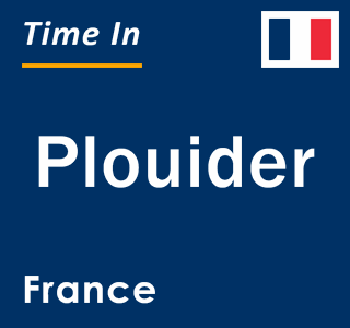 Current local time in Plouider, France