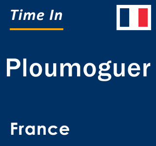 Current local time in Ploumoguer, France