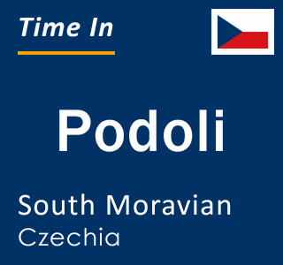 Current local time in Podoli, South Moravian, Czechia