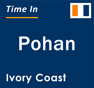 Current local time in Pohan, Ivory Coast