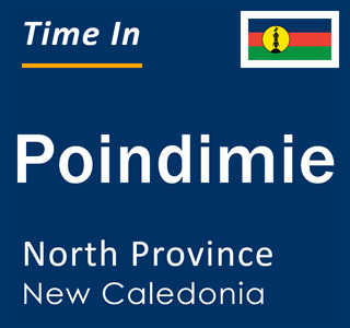 Current local time in Poindimie, North Province, New Caledonia