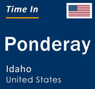 Current local time in Ponderay, Idaho, United States