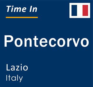 Current local time in Pontecorvo, Lazio, Italy