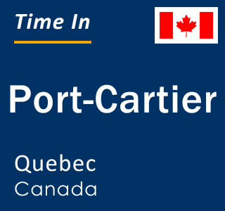 Current local time in Port-Cartier, Quebec, Canada