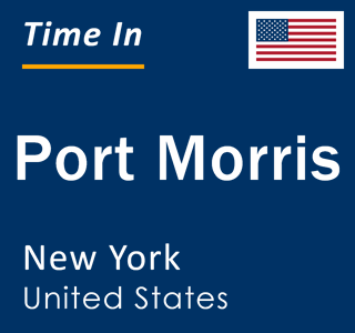 Current local time in Port Morris, New York, United States