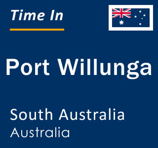 Current local time in Port Willunga, South Australia, Australia