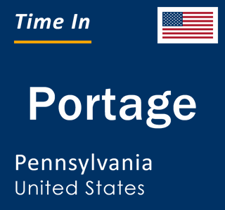 Current local time in Portage, Pennsylvania, United States