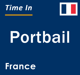 Current local time in Portbail, France