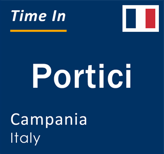 Current local time in Portici, Campania, Italy