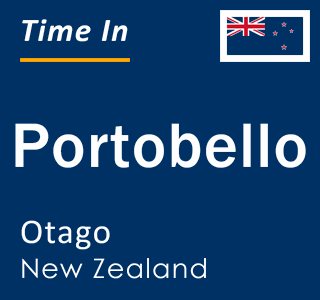 Current local time in Portobello, Otago, New Zealand