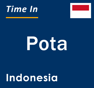 Current local time in Pota, Indonesia