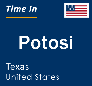 Current local time in Potosi, Texas, United States