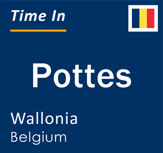 Current local time in Pottes, Wallonia, Belgium