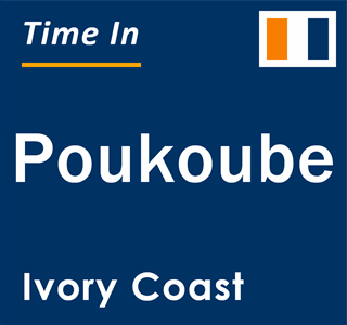 Current local time in Poukoube, Ivory Coast