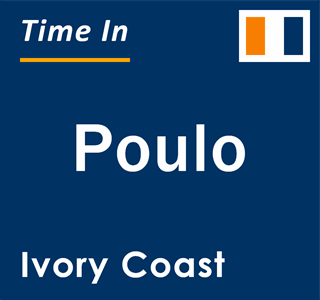 Current local time in Poulo, Ivory Coast