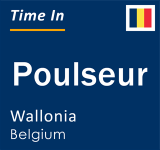 Current local time in Poulseur, Wallonia, Belgium