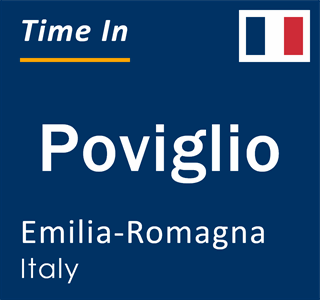 Current local time in Poviglio, Emilia-Romagna, Italy