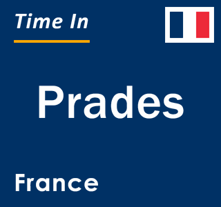 Current local time in Prades, France