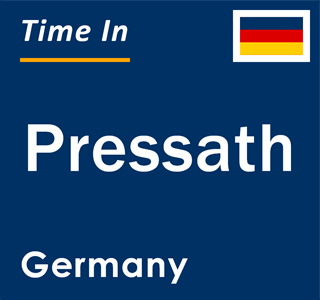 Current local time in Pressath, Germany