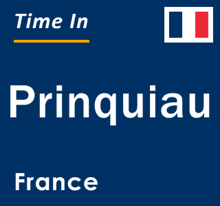 Current local time in Prinquiau, France