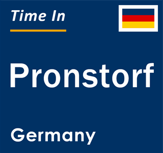 Current local time in Pronstorf, Germany