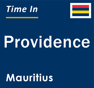 Current local time in Providence, Mauritius