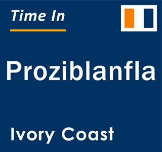 Current local time in Proziblanfla, Ivory Coast