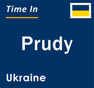 Current local time in Prudy, Ukraine