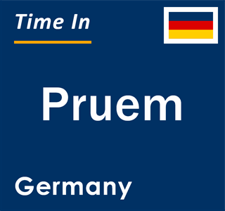 Current local time in Pruem, Germany