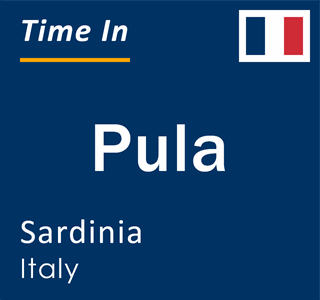 Current local time in Pula, Sardinia, Italy